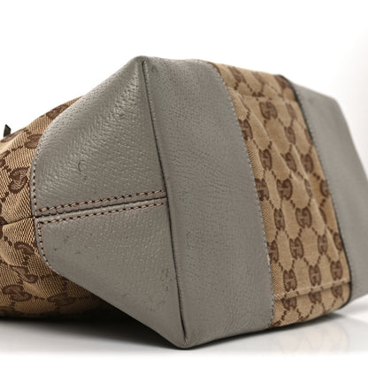 Gucci Monogram Medium Bree Foldover Tote Beige 9 of 10