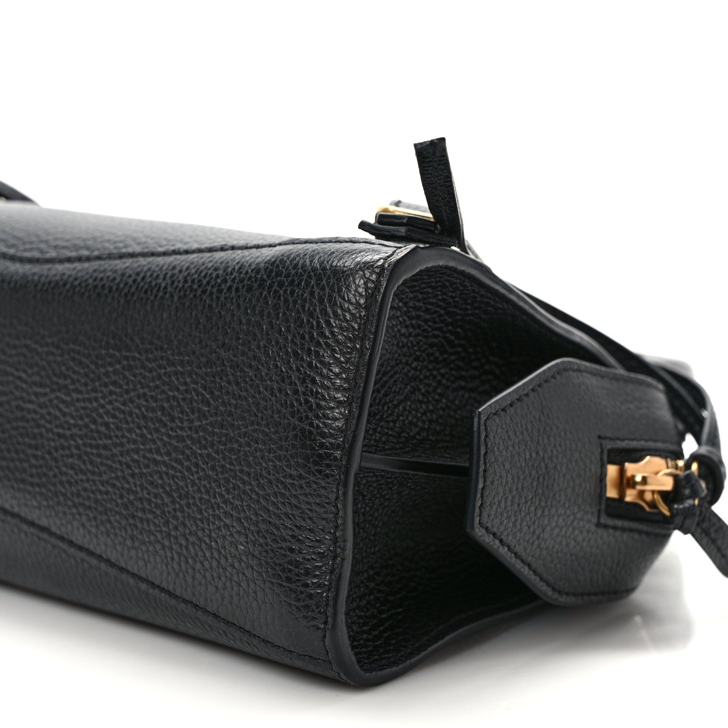 Balenciaga Grained Calfskin Neo Classic Gold Hardware Mini City Black 8 of 8