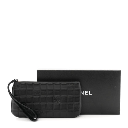 Chanel Lambskin Square Quilted CC Wristlet Black 8 of 8