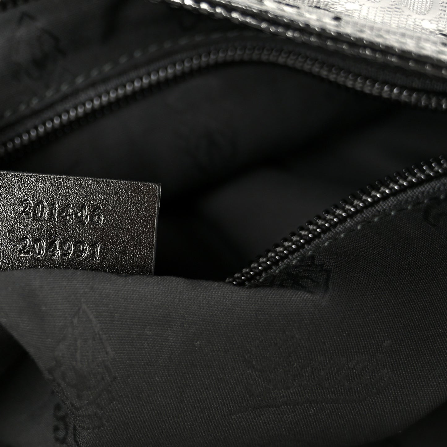 Imprime Monogram Medium Flat Messenger Bag Black