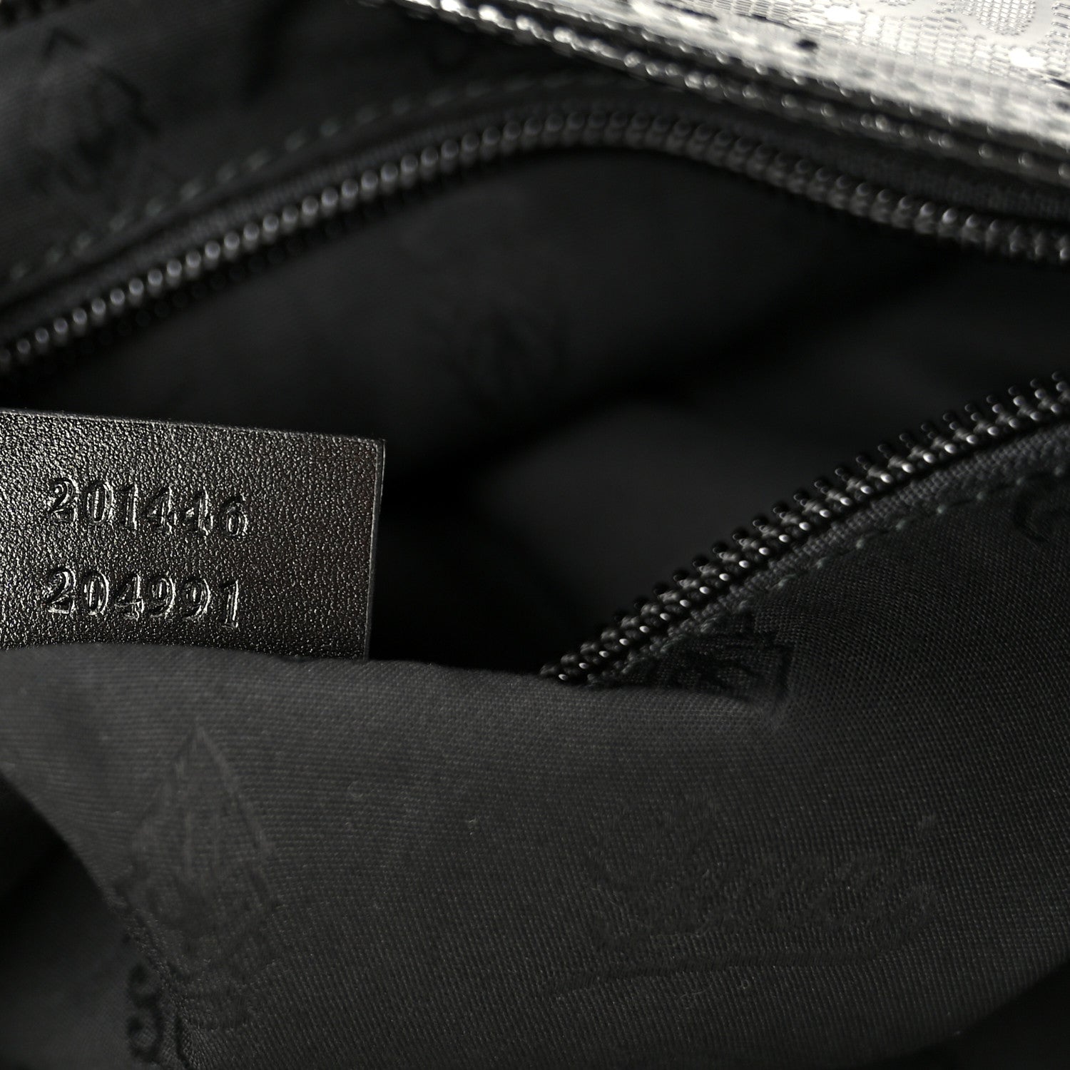 Gucci Imprime Monogram Medium Flat Messenger Bag Black 7 of 12