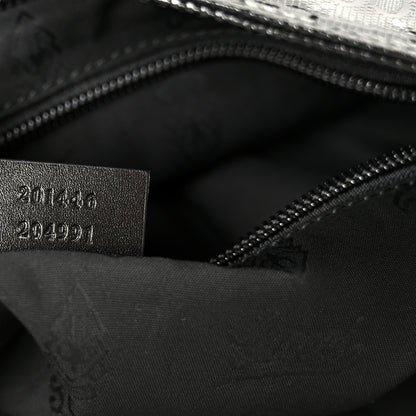 Gucci Imprime Monogram Medium Flat Messenger Bag Black 7 of 12