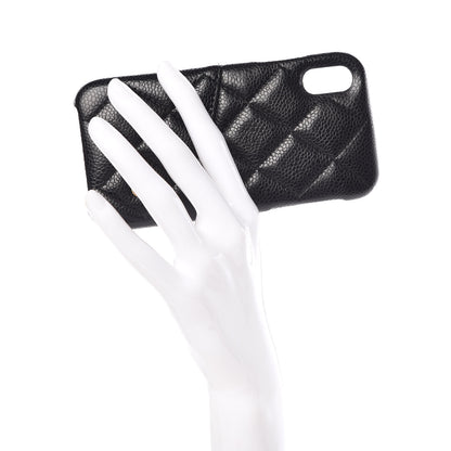 Chanel Caviar Quilted iPhone X Coco Tech Case Black 2 of 7
