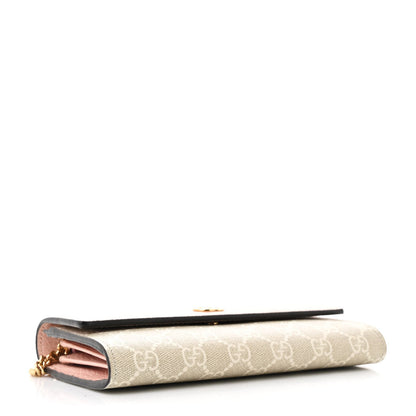 Gucci Dollar Calfskin GG Supreme Monogram Petite GG Marmont Wallet Chain Bag Perfect Pink 4 of 11