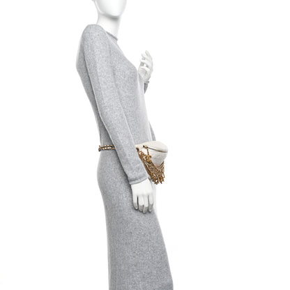 Chanel Lambskin Quilted All About Chains Waist Belt Bag White 2 of 11