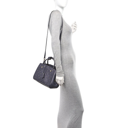 Louis Vuitton Empreinte Studded Montaigne BB Gris Silver 2 of 9