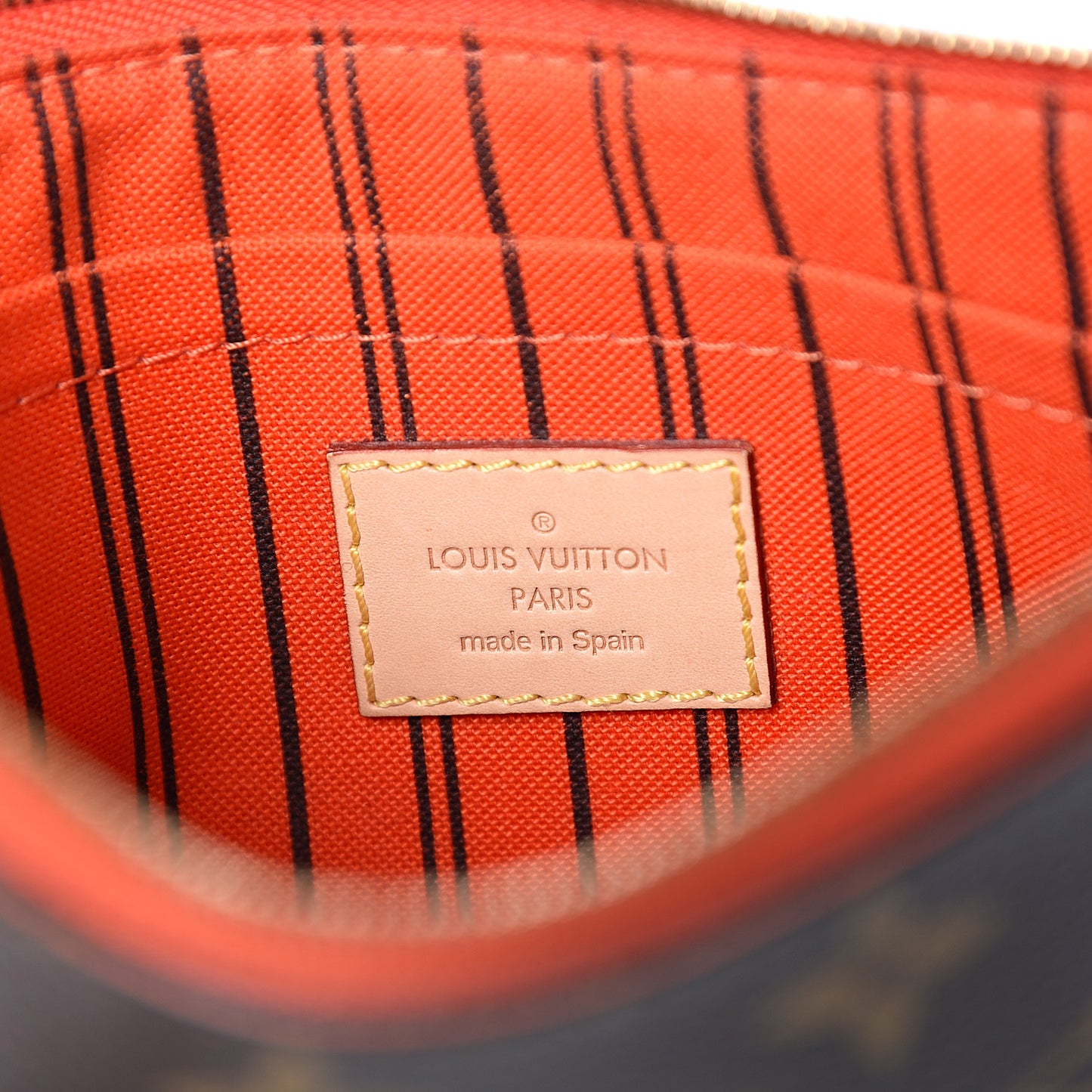 Monogram Neverfull MM GM Pochette Piment