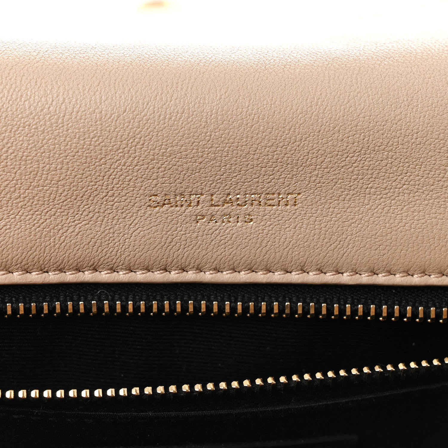 Saint Laurent Lambskin Matelasse Monogram Medium Niki Chain Satchel  Dark Beige 6 of 21