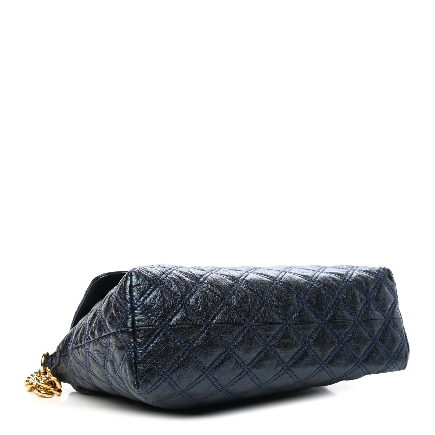 Marc Jacobs Metallic Lambskin Quilted The Large Single Flap Blue 3 of 4
