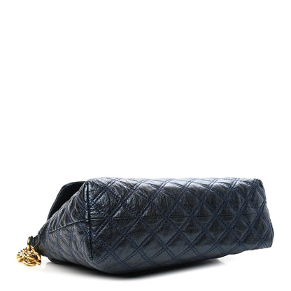 Marc Jacobs Metallic Lambskin Quilted The Large Single Flap Blue 3 of 4