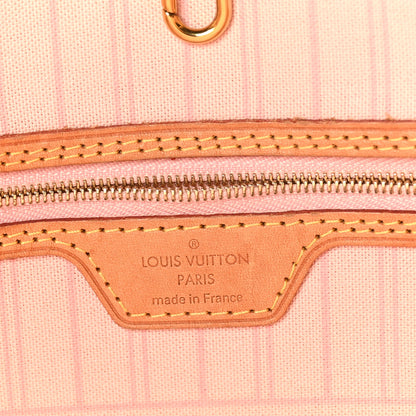 Louis Vuitton Damier Azur Neo Neverfull MM Rose Ballerine 6 of 8