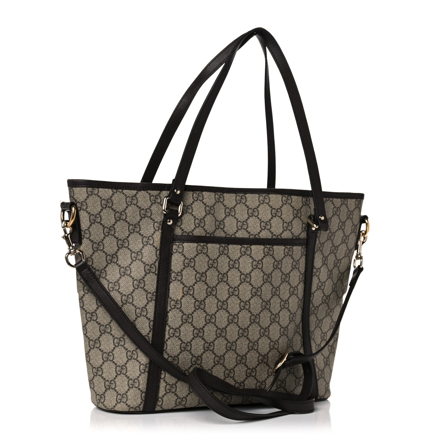 Gucci GG Supreme Monogram Medium Joy Tote Dark Brown 3 of 20