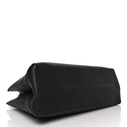 Louis Vuitton Grained Calfskin Lockme Shopper Black 4 of 8