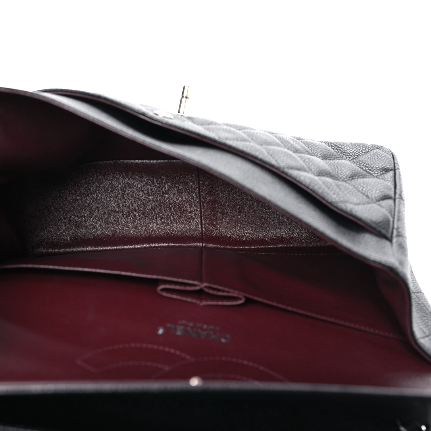 Chanel Caviar Quilted Jumbo Double Flap Black 5 of 10