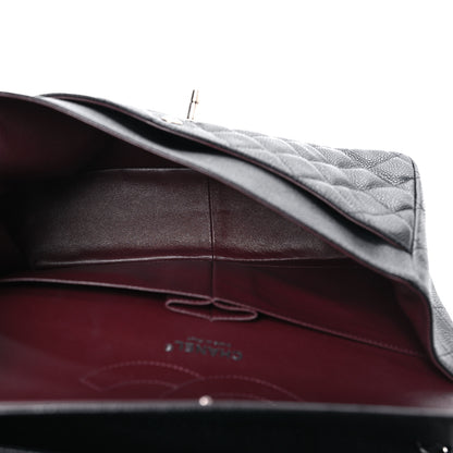 Chanel Caviar Quilted Jumbo Double Flap Black 5 of 10
