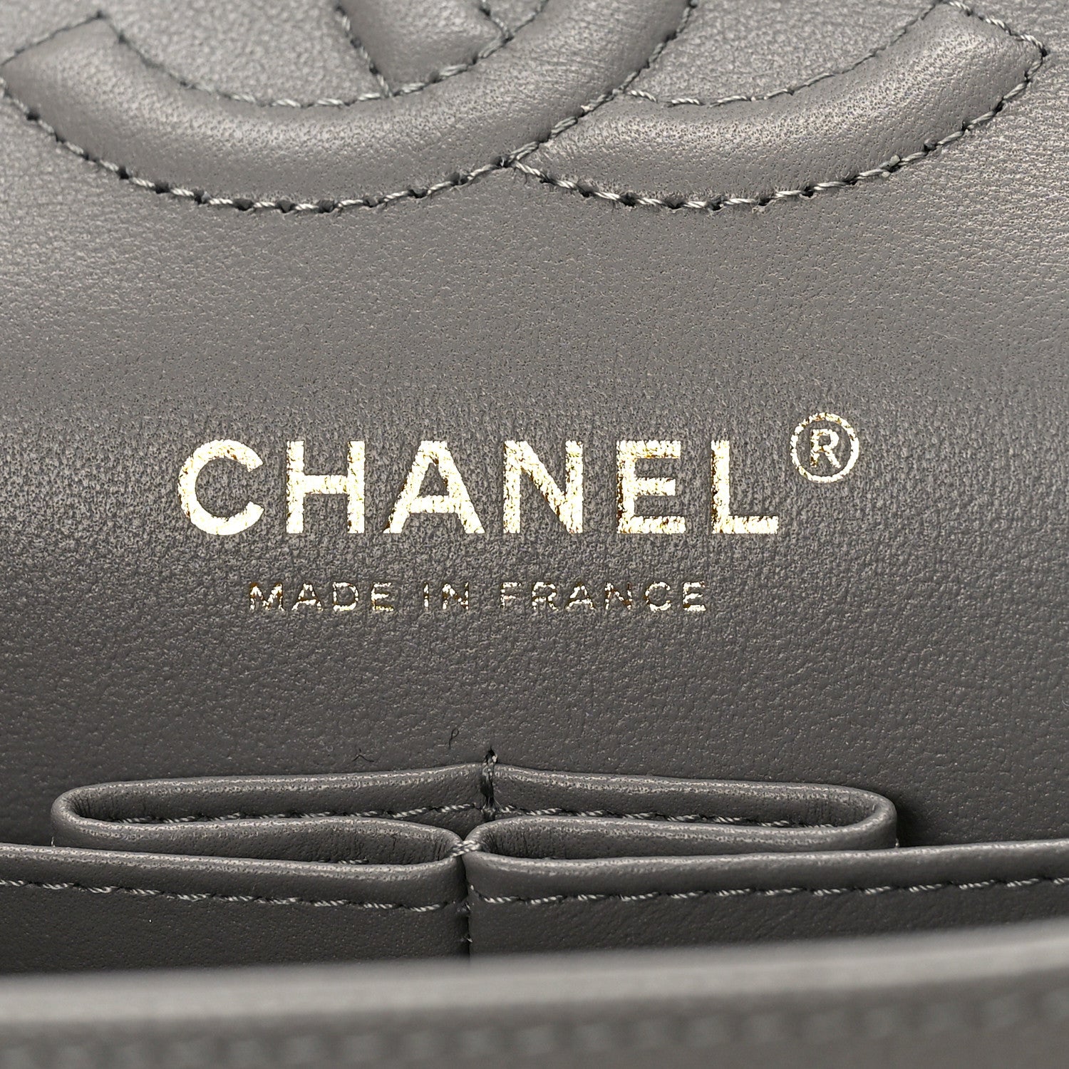 Chanel Caviar Quilted Small Double Flap Grey 6 of 10