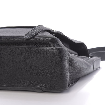 Hermes Taurillon Clemence Steve Messenger 37 Black 10 of 10