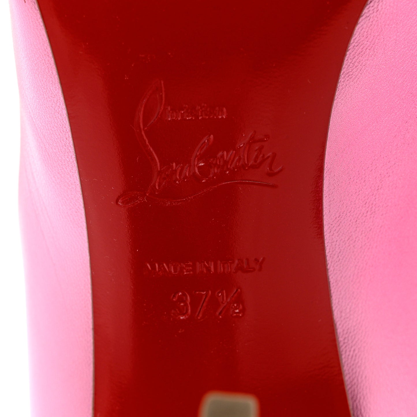 Metallic Patent Hot Chick 100 Pumps 37.5 Pink