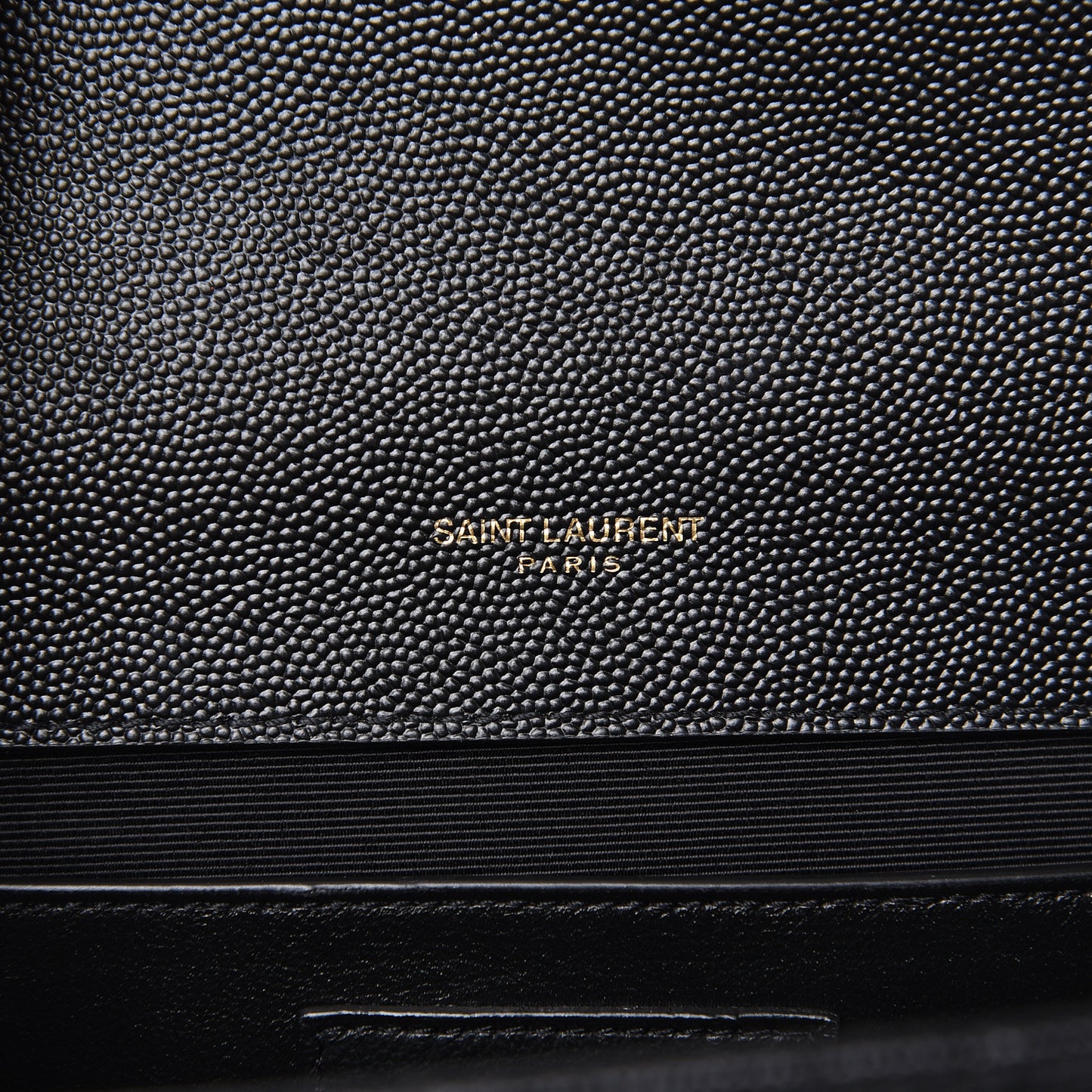 Grain De Poudre Textured Mixed Matelasse Triquilt Medium Monogram Satchel Black