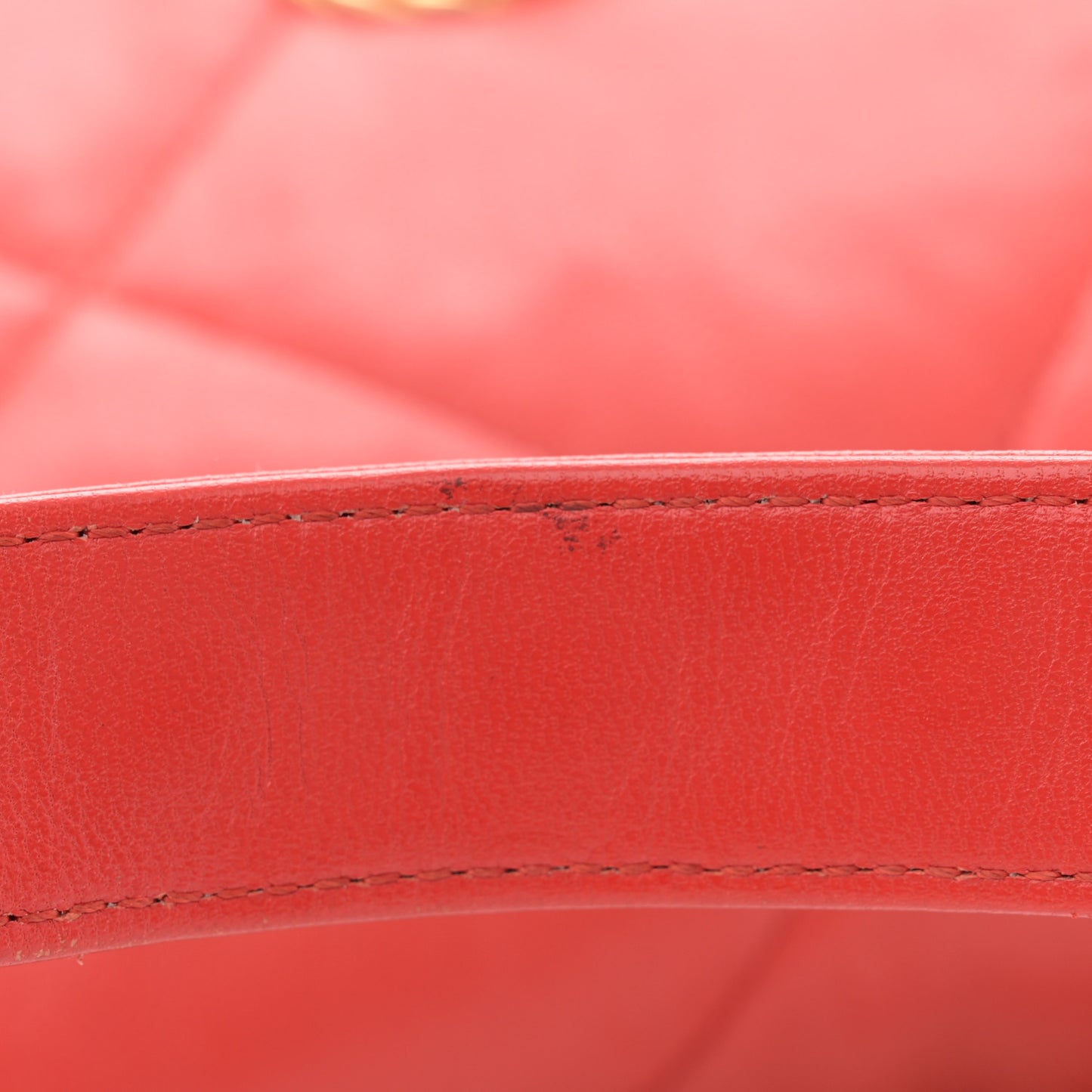 Goatskin Quilted Large Chanel 19 Flap Red