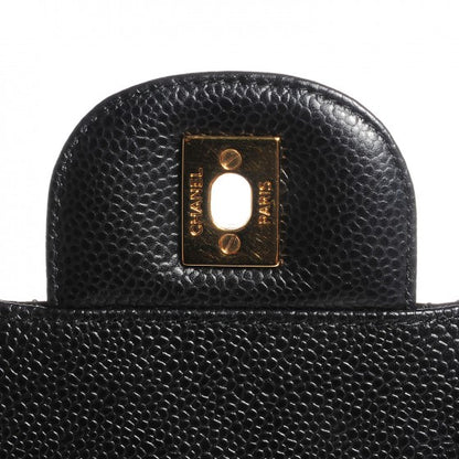 Chanel Caviar Quilted Maxi Double Flap Black 6 of 9