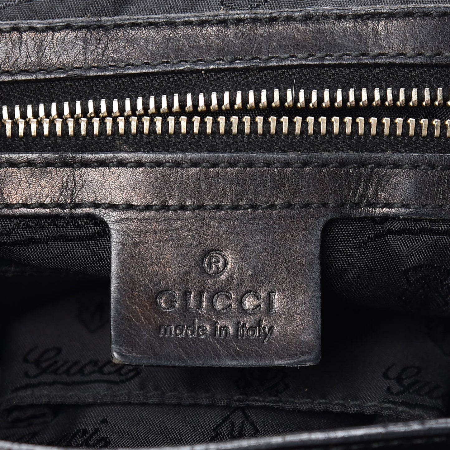 Patent Medium Hysteria Top Handle Bag Black