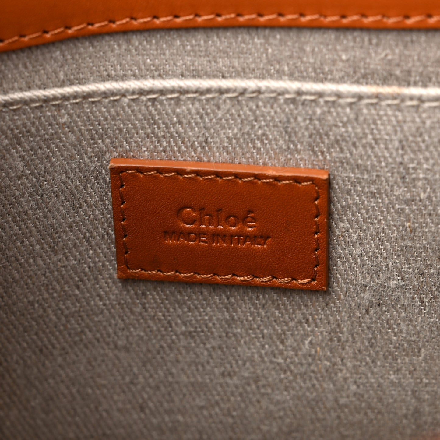 Calfskin Small Woody Tote Caramel