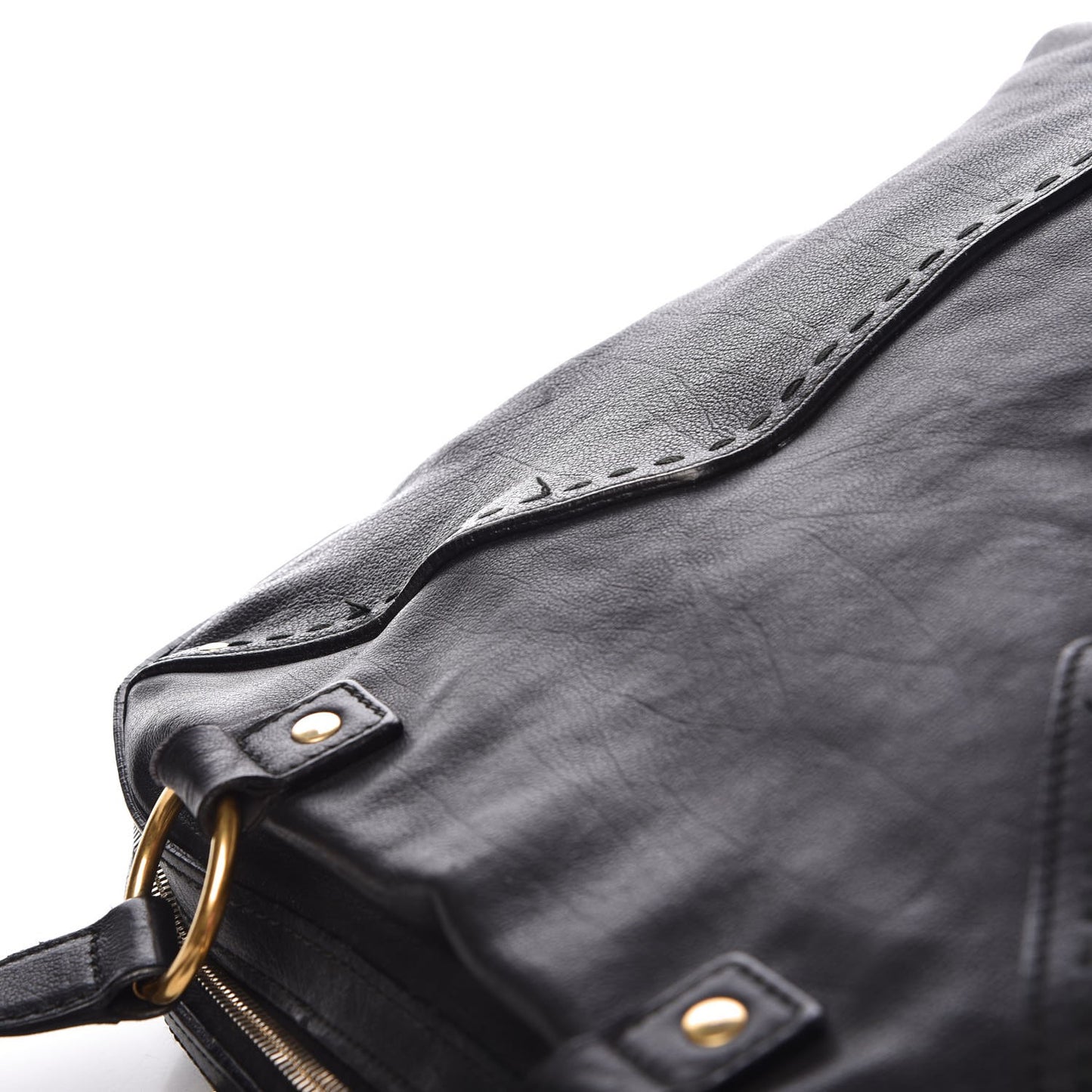 Calfskin Oversized Muse Black