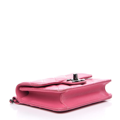 Chanel Lambskin Quilted Mini Crossing Times Flap Pink 4 of 15