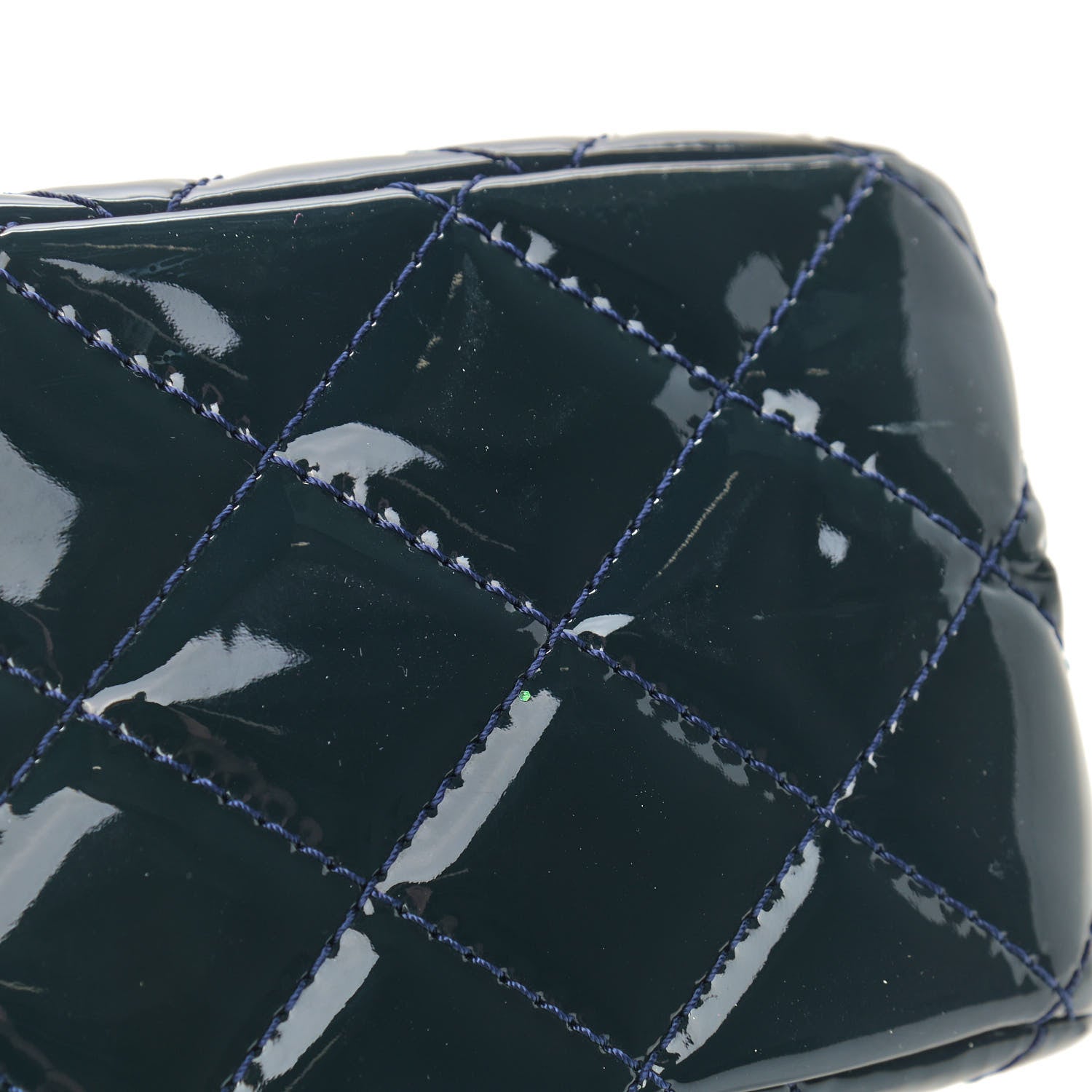 Chanel Patent Quilted 2.55 Reissue 227 Flap Dark Blue 16 of 16
