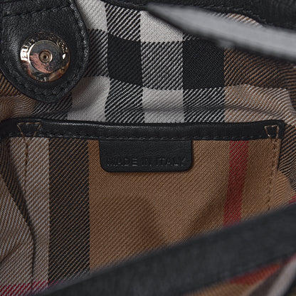 Burberry Smooth Calfskin Medium Banner Tote Black 7 of 10