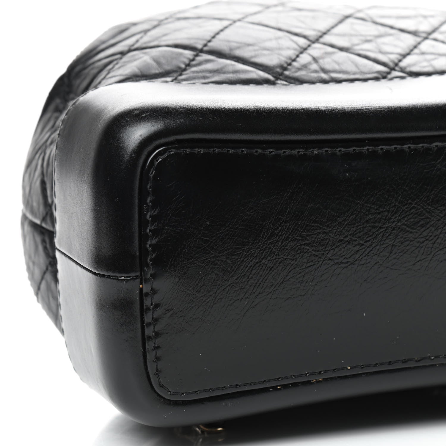 Chanel Aged Calfskin Quilted Small Gabrielle Backpack Black 6 of 9