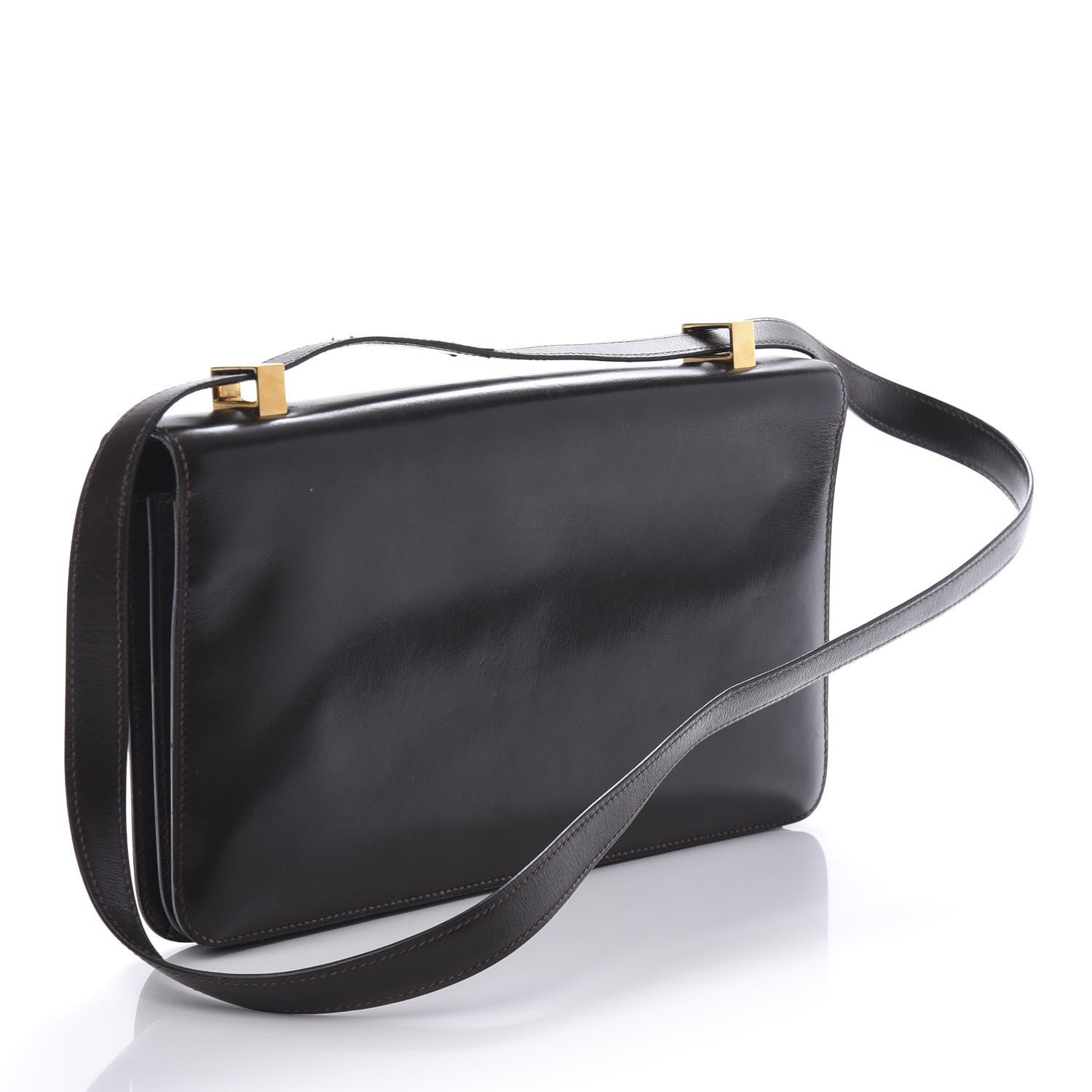 Hermes Box Sac Boutonniere Chocolate 3 of 11
