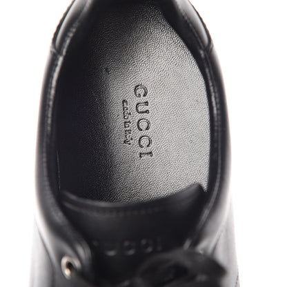 Gucci Calfskin Womens Interlocking G Sneakers 39 Black 7 of 11