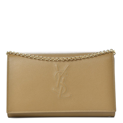 Saint Laurent Calfskin Belle de Jour Chain Clutch Beige 1 of 11