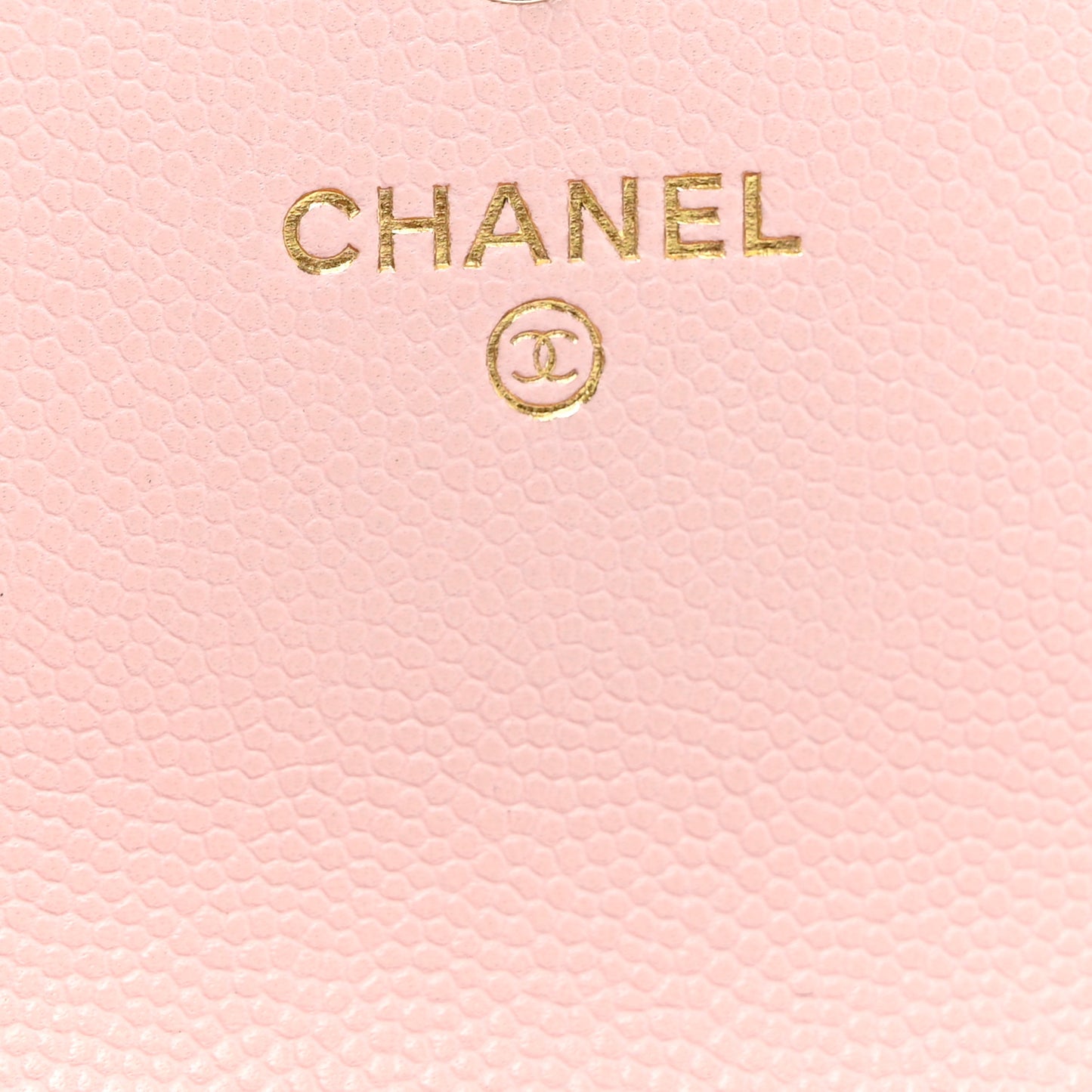Caviar Quilted Crystal CC Large Gusset Flap Wallet Pink