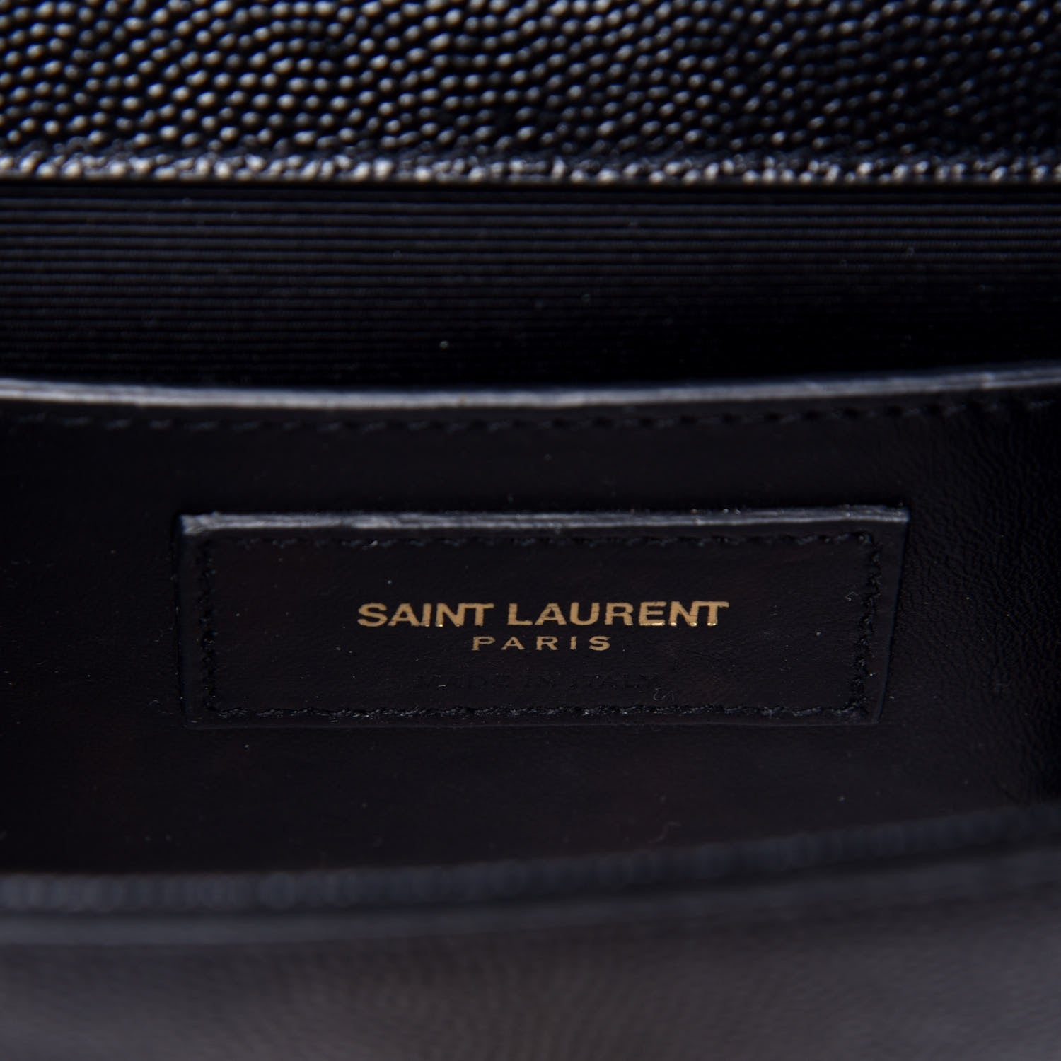 Saint Laurent Grain De Poudre Small Monogram Kate Satchel Black 6 of 8