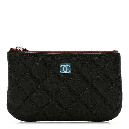 Chanel Caviar Quilted Small Cosmetic Case Black 1 of 8