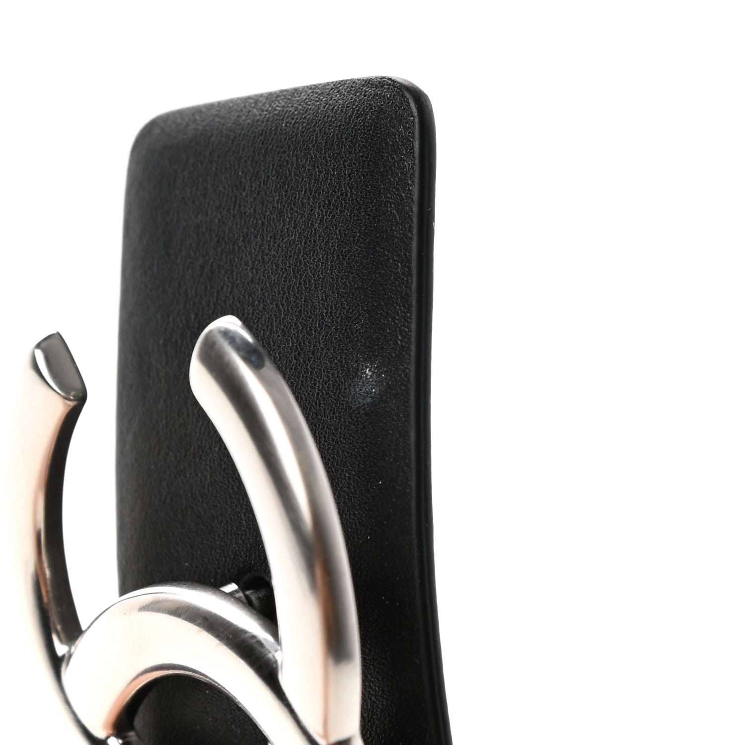 Chanel Calfskin CC Reversible Belt 75 30 Black Burgundy 7 of 11