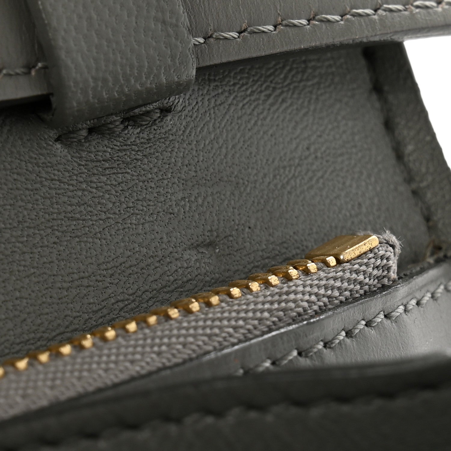 Celine Box Calfskin Medium Classic Box Flap Bag Zinc 13 of 15