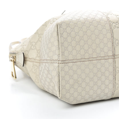 Gucci Guccissima Medium Bree Shoulder Bag Off White 8 of 15