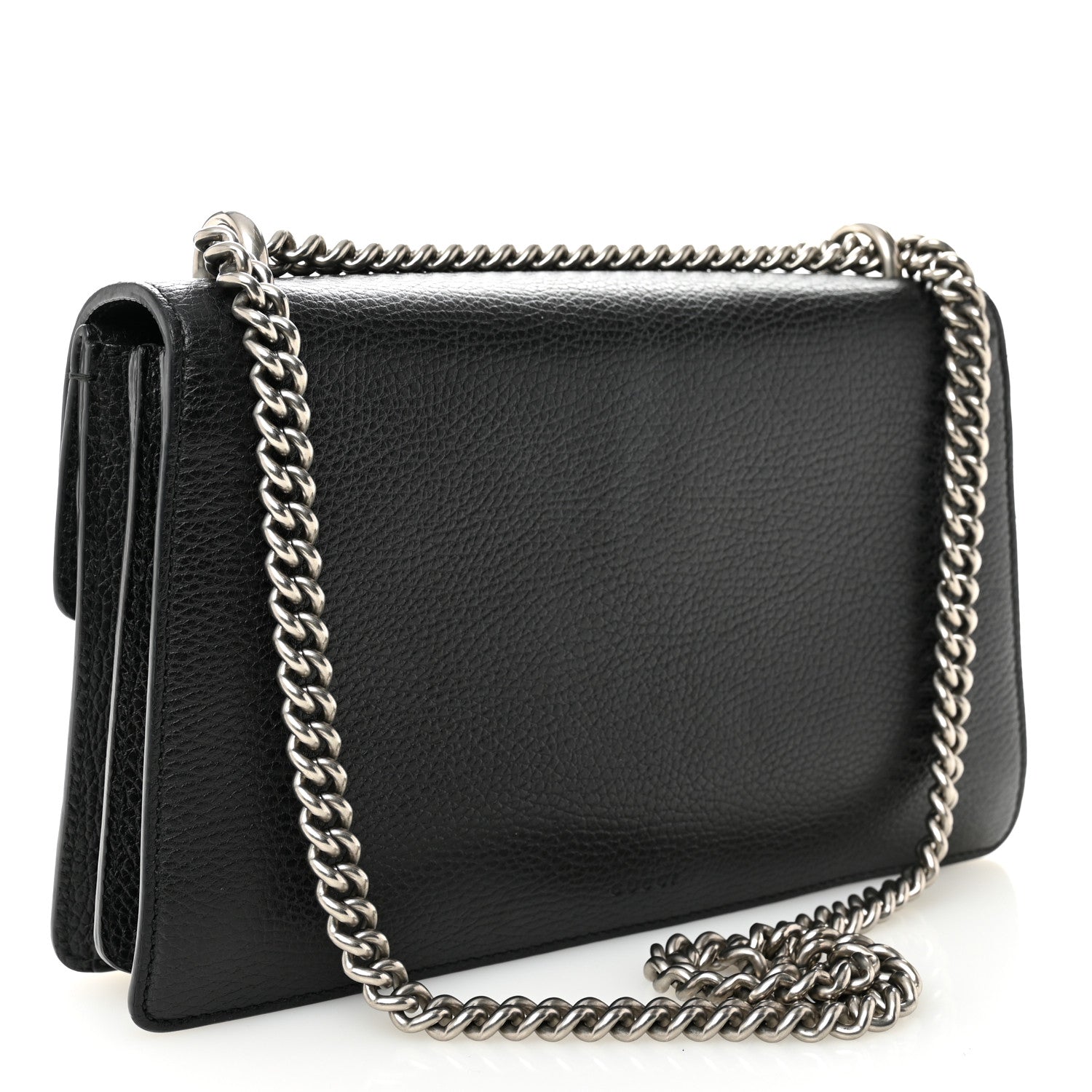 Gucci Pebbled Calfskin Small Dionysus Shoulder Bag Black 3 of 11