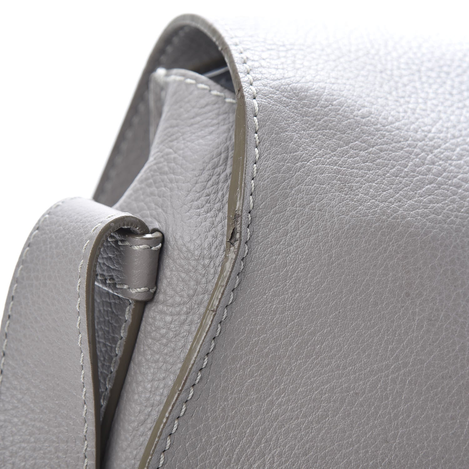 Chloe Calfskin Medium Marcie Round Crossbody Bag Cashmere Grey 15 of 18