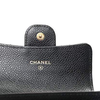 Chanel Caviar Quilted Flap Card Holder Black 6 of 9