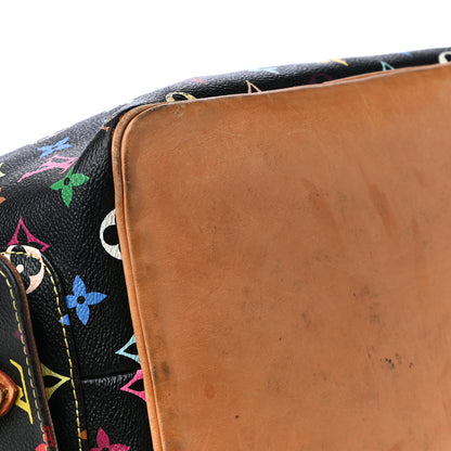 Louis Vuitton Monogram Multicolor Petit Noe Black 6 of 6