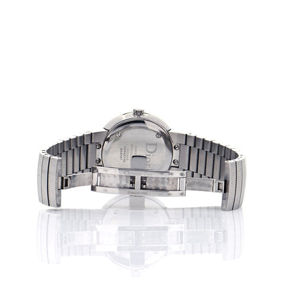 Christian Dior Stainless Steel Diamond Mother of Pearl 33mm La D De Dior Quartz Watch 5 of 6