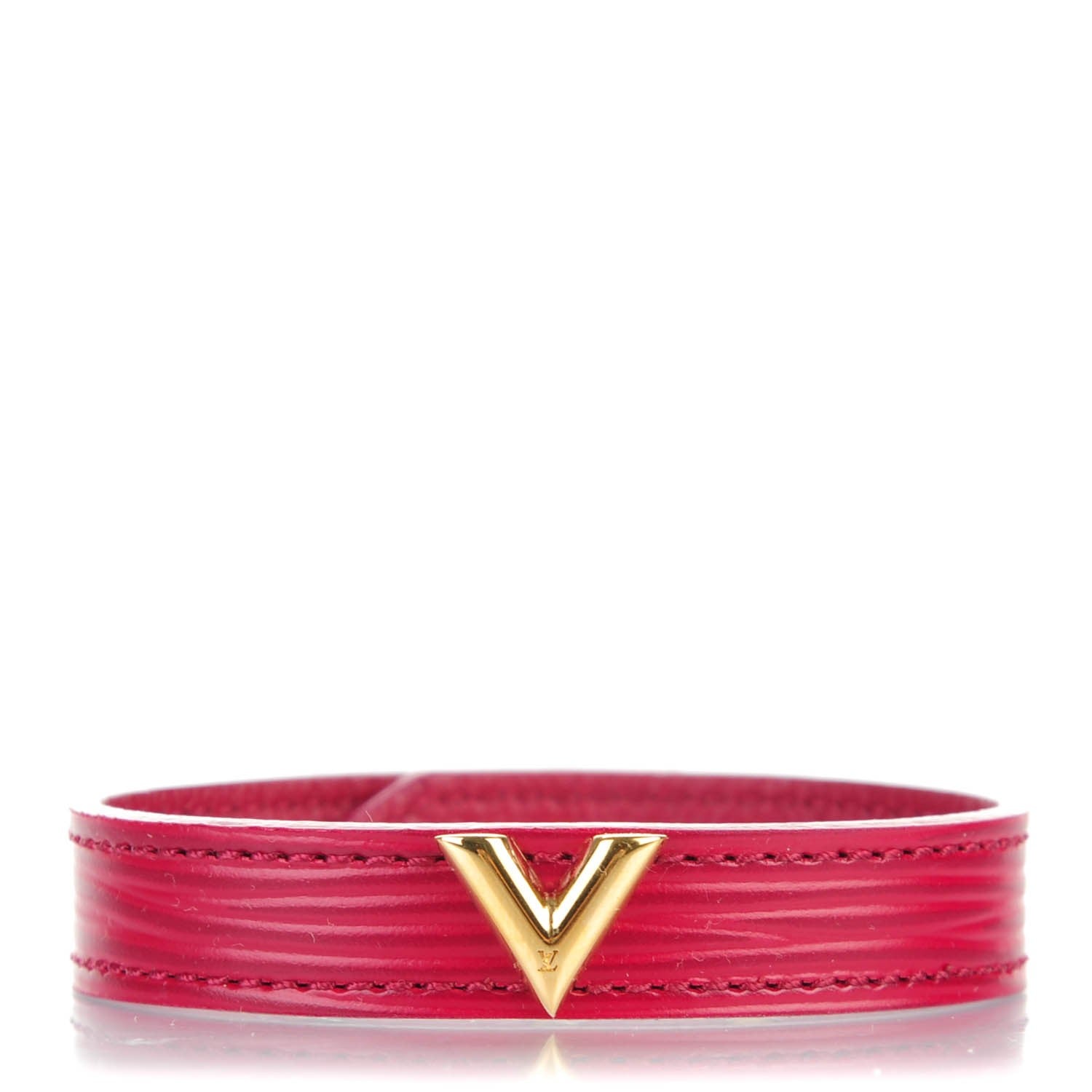 Louis Vuitton Epi Essential V Bracelet 17 Fuchsia 1 of 6