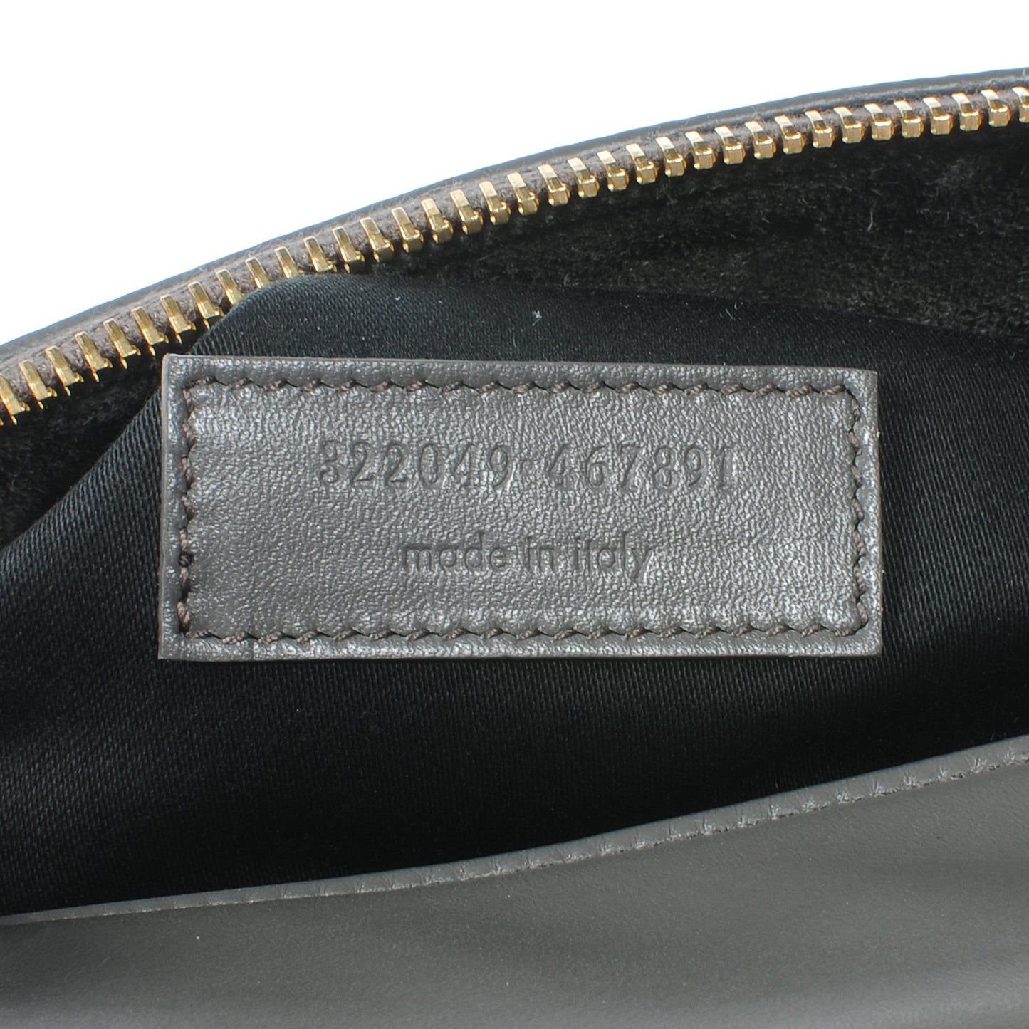 Leather Classic Duffle 6 Bag Gray