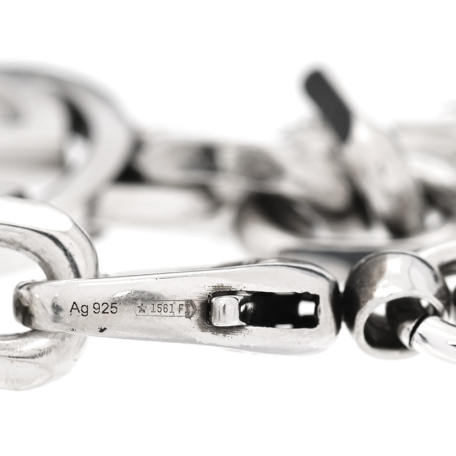 Gucci Sterling Silver Interlocking G Link Bracelet 5 of 6