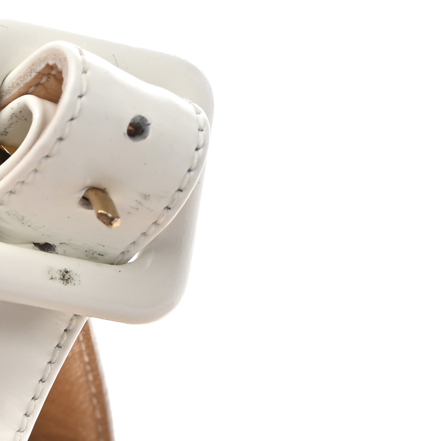 Jazz Patent Tresse Belle Tige 160 Platform Sandal White Fluo Rose